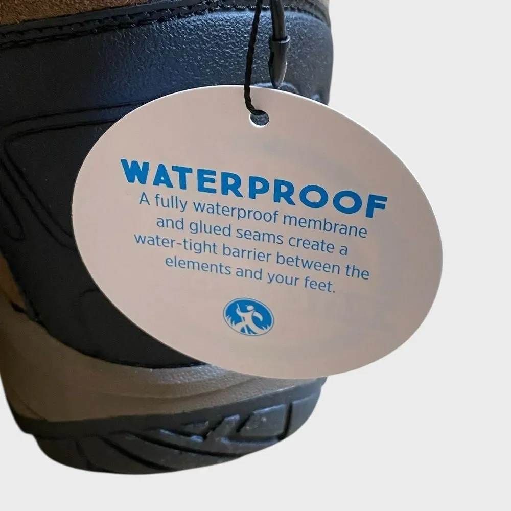 NEW Northside Snohomish Mid Waterproof Hiking Boots Men's Size 12 Tan Dark Honey